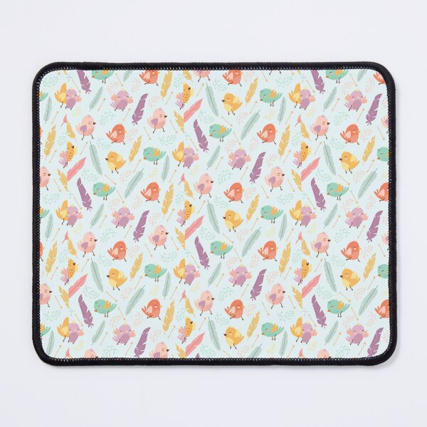 Item preview, "Feathered Friends: Pattern with Feathers and Birds designed and sold by hjian8219.
