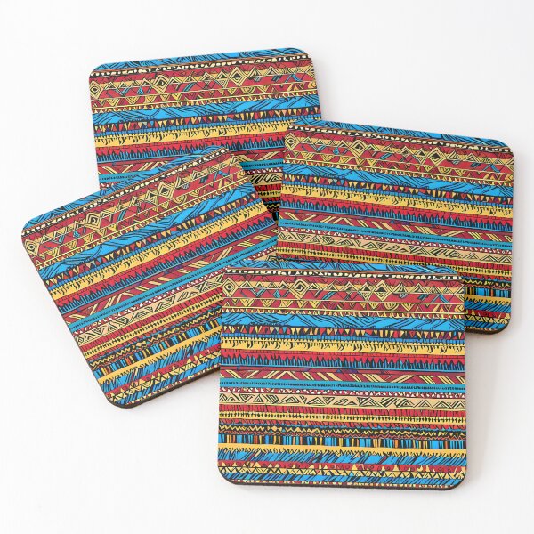 Item preview, Indigenous Patterns With Yellow designed and sold by LKozerski.