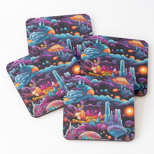Item preview,  Fanciful Space Realm - Seamless designed and sold by GalacticLabs.