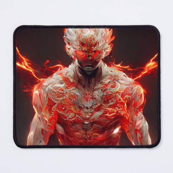 Item preview, Yakuza Inspired Character with Body Flames - best selling Essential designed and sold by ElliotRahman.