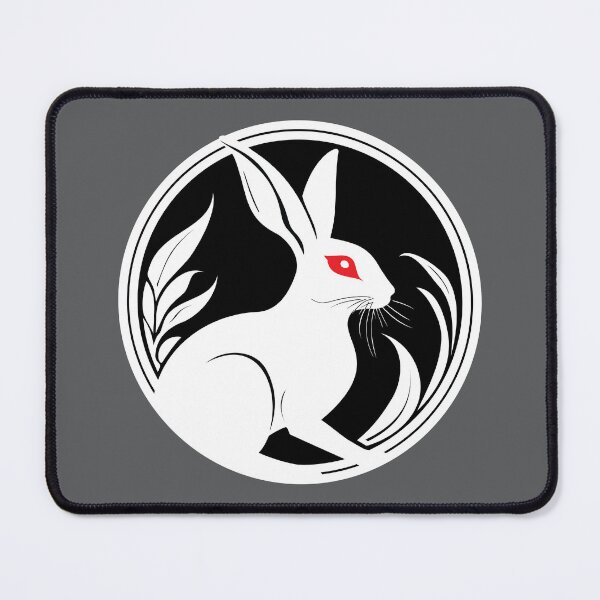 Item preview, Albino Hare White Rabbit Simple Nature Art designed and sold by LucentJourneys.