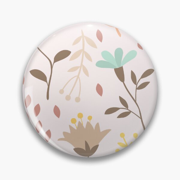 Item preview, Pastel Garden Serenity: Pattern with Plants and Flowers" designed and sold by hjian8219.
