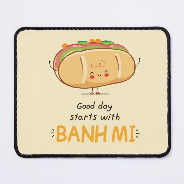 Item preview, "Good Day Starts with Banh Mi: A Funny Banh Mi Lover's Gift to Vietnamese Asian Food - The Best Banh Mi in Vietnam." designed and sold by artworkathome.