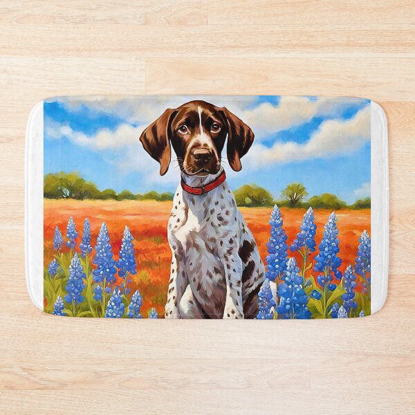 Item preview, Texas Wildflower Field German Shorthaired Pointer Puppy designed and sold by Fredster1966.