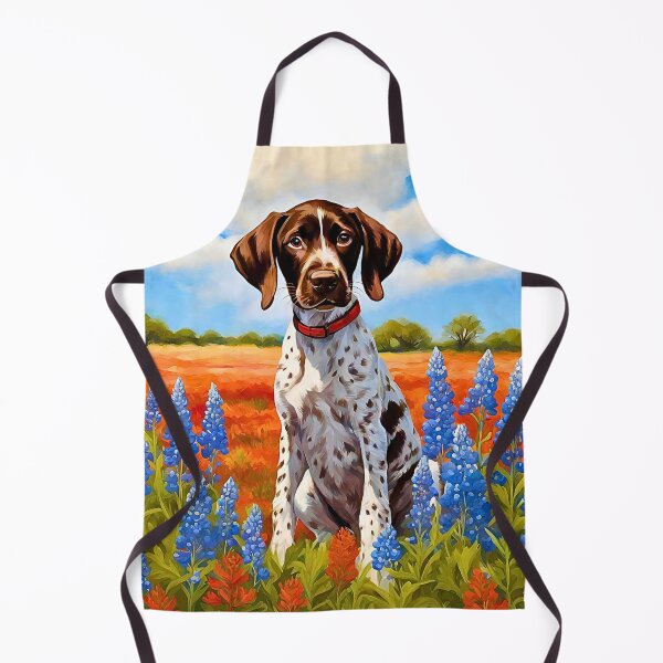 Item preview, Texas Wildflower Field German Shorthaired Pointer Puppy designed and sold by Fredster1966.