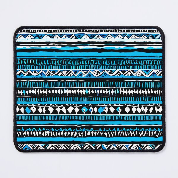 Item preview, Indigenous Pattens With Blue Colors designed and sold by LKozerski.
