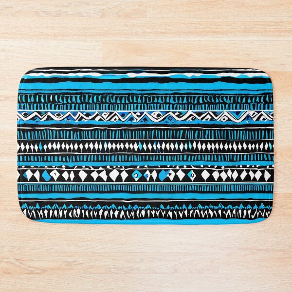 Item preview, Indigenous Pattens With Blue Colors designed and sold by LKozerski.