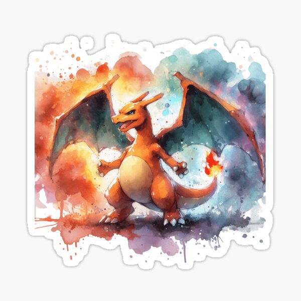 Artikel-Vorschau von Charizard Aquarell, designt und verkauft von Emmy-Kay.