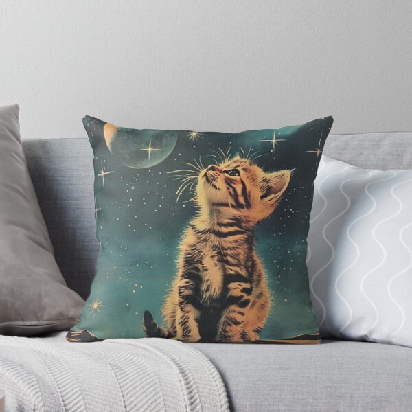 Item preview, Inspirational Vintage Art Cute Cat Kitten Retro Adorable designed and sold by LVTFCOarts.