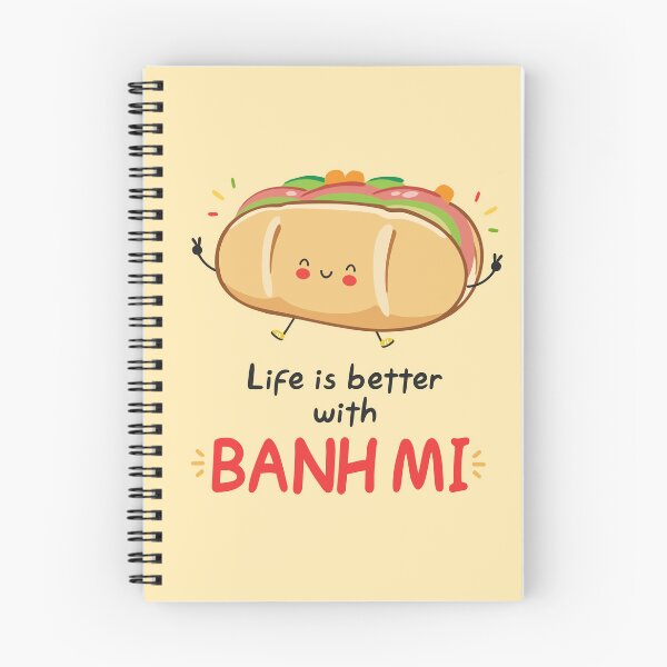 Artikelvorschau, „Das Leben ist besser mit Banh Mi: Ein lustiges Geschenk für Banh Mi-Liebhaber zum Thema vietnamesisch-asiatische Küche – das beste Banh Mi in Vietnam.“ entworfen und verkauft von artworkathome.