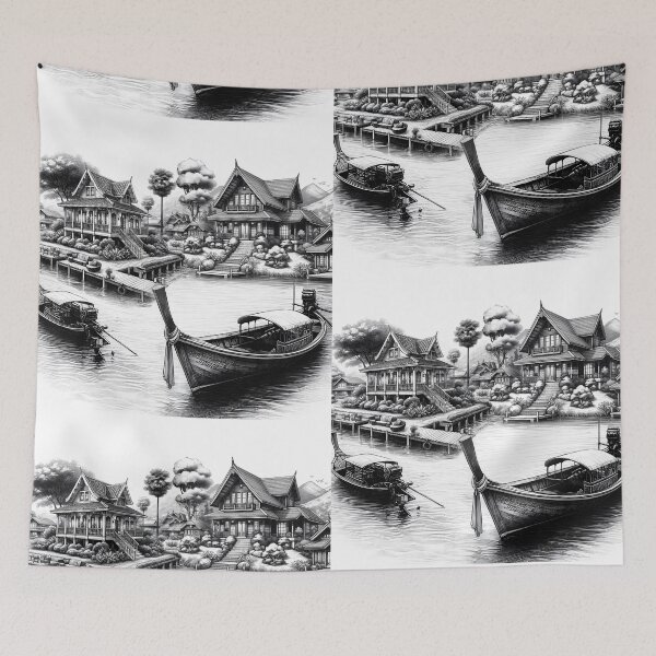 Item preview, Thai line drawings designed and sold by fatimah-SL.