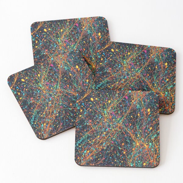 Item preview, Abstract Colorful Fiber Optics Pattern designed and sold by calibrit.