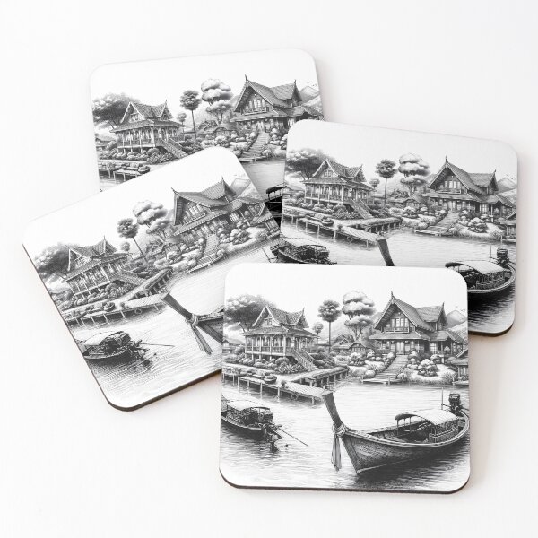 Item preview, Thai line drawings designed and sold by fatimah-SL.
