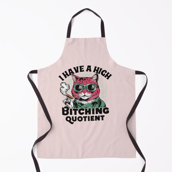 Item preview, I’ve a High Bitching Quotient Funny Cat Lover Typography Quote designed and sold by thedazzlingmonk.