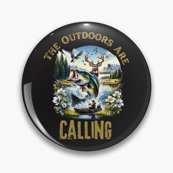 Item preview, The Outdoors Are Calling Fish and Game Hunting designed and sold by AlienOccupation.