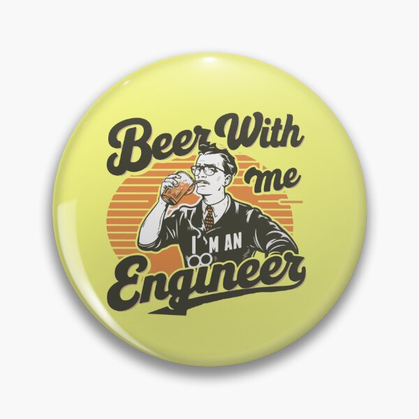 Item preview, Beer with Me, I’m an Engineer Funny Typography Quote designed and sold by thedazzlingmonk.