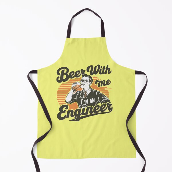 Item preview, Beer with Me, I’m an Engineer Funny Typography Quote designed and sold by thedazzlingmonk.