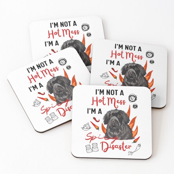 Item preview, Hilarious Leonberger Dog Joke I Am Not A Hot Mess I Am A Spicy Disaster! designed and sold by FociCreate.