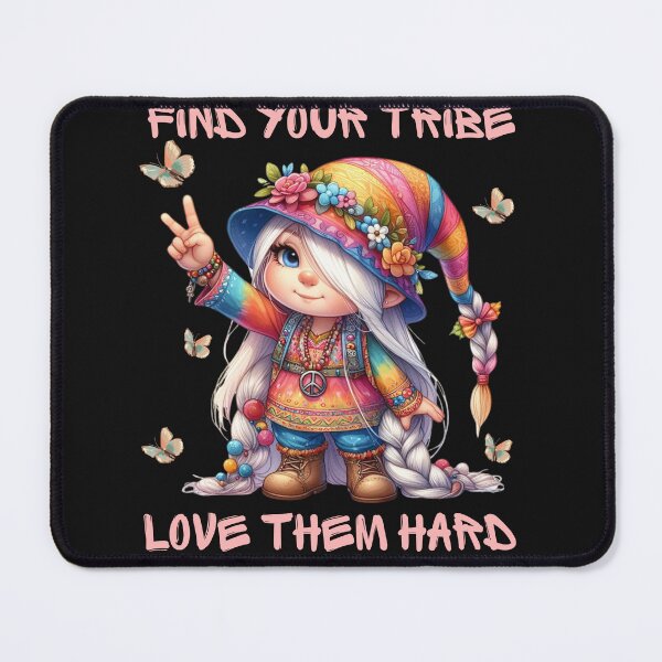 Item preview, Colorful Gnome Find Your Tribe Love Them Hard designed and sold by AlienOccupation.
