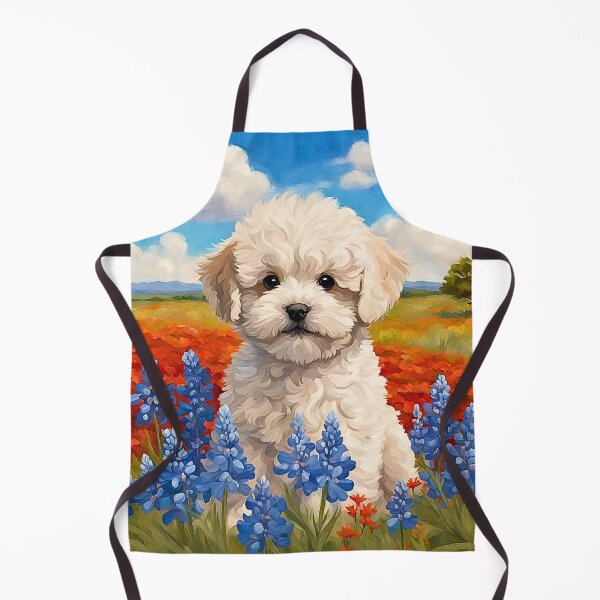 Item preview, Texas Wildflower Field Maltipoo Puppy designed and sold by Fredster1966.
