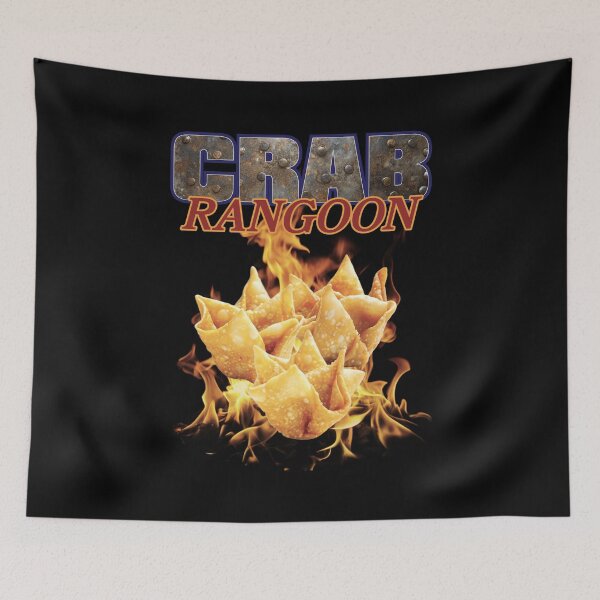 Item preview, Crab Rangoon - Awesome Ironic 80s 90s Retro Band Merch designed and sold by bearslover.