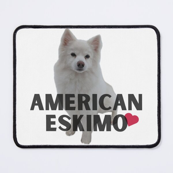 Item preview, I Love My American Eskimo Dog designed and sold by DesignByRoseCo.