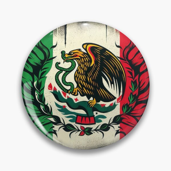 Artikelvorschau, Mexiko-Flagge entworfen und verkauft von Myra365Art.