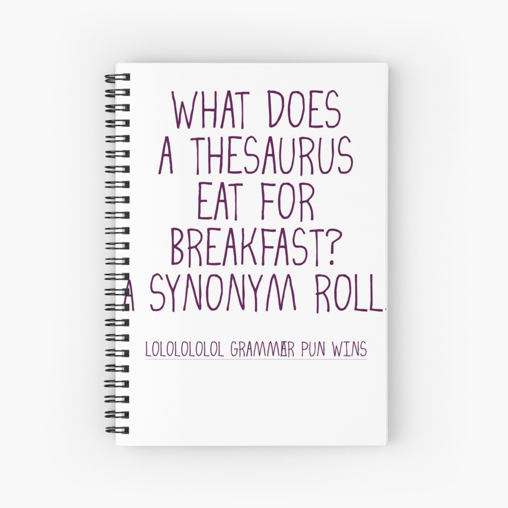 Good morning! Please enjoy this week's Monday Funny! What does a thesaurus  eat for breakfast? A synonym roll. 😂😂😂 We crack ourselves up!…