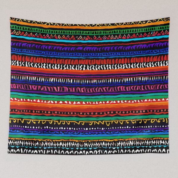 Item preview, Indiginous Pattern With Rainbow Colors designed and sold by LKozerski.