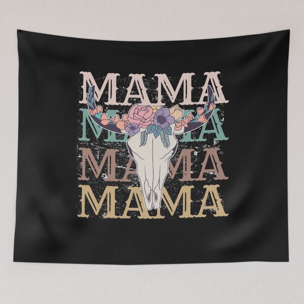 Item preview,  Rustic Mama Floral Skull Design designed and sold by AlienOccupation.