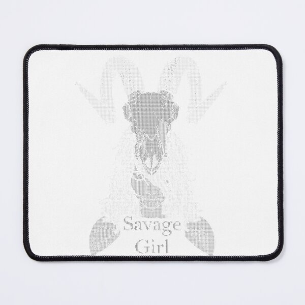 Item preview, ASCii Savage Girl w/ text (Black) designed and sold by McNerdic.