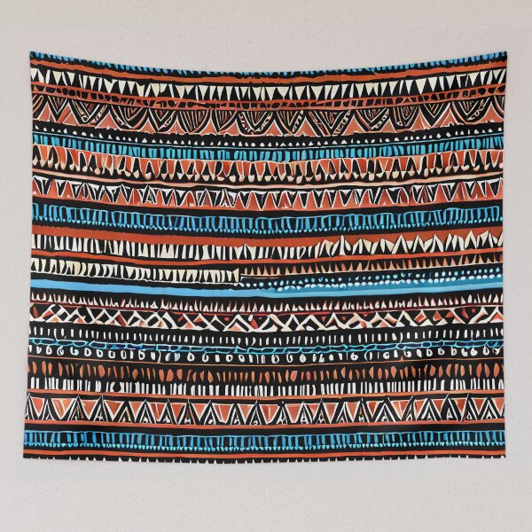 Item preview, Indigenous Pattern With Salmon Colors designed and sold by LKozerski.