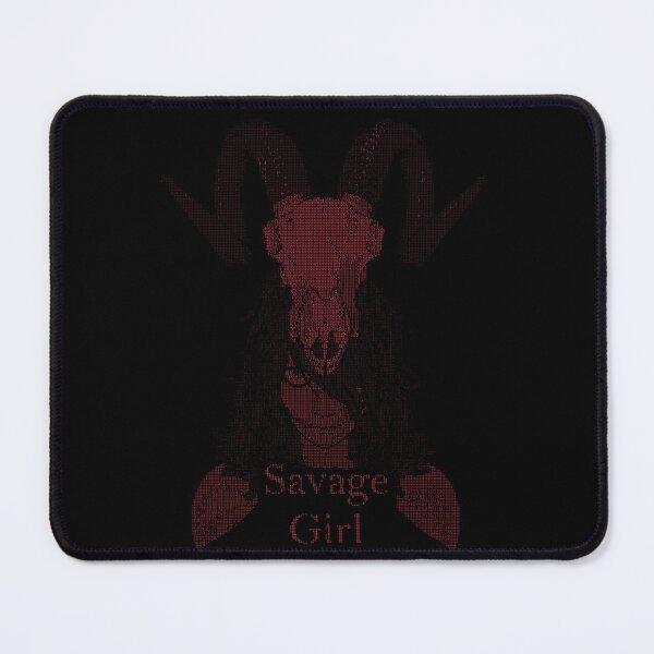 Item preview, ASCii Savage Girl w/ text (Red) designed and sold by McNerdic.