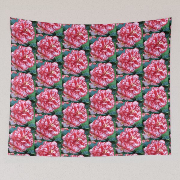 Item preview, white red begonia designed and sold by Pauline  Whitburn.