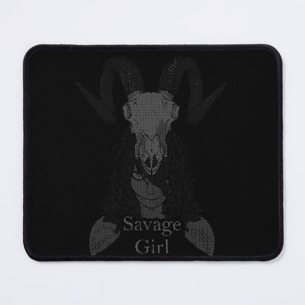 Item preview, ASCii Savage Girl w/ text (White) designed and sold by McNerdic.