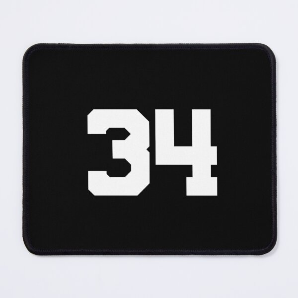 Item preview, 34, thirty-four, white, University designed and sold by Numbers-Art.