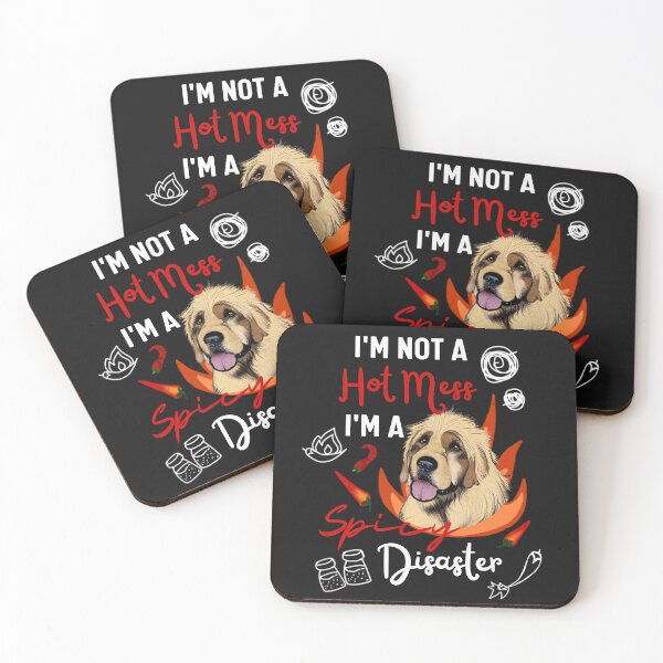 Item preview, Funny Leonberger Dog is Not A Hot Mess I Am A Spicy Disaster designed and sold by FociCreate.