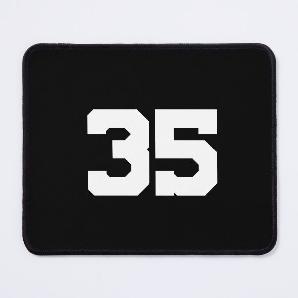 Item preview, 35, thirty-five, white, University designed and sold by Numbers-Art.
