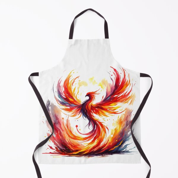 Item preview, The Phoenix's Watercolor Rise designed and sold by LuminShadowArt.