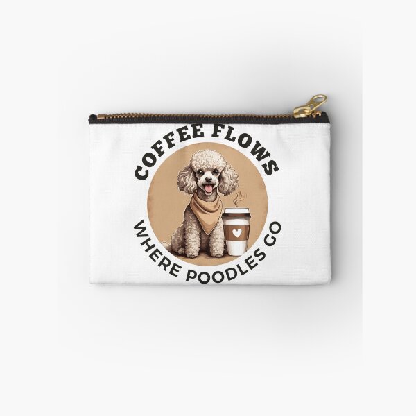 Item preview, Coffee flows where poodles go white cute teacup toy dog owner mom lover vintage designed and sold by SoulfulT.