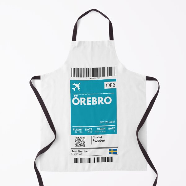 Item preview, Orebro Airplane Boarding pass designed and sold by RoamInk.