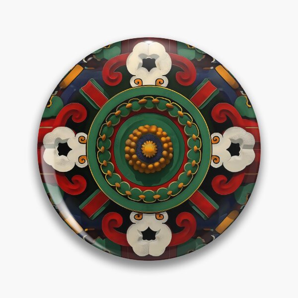 Item preview, Korean traditional architecture pattern  designed and sold by EmpressKorea.