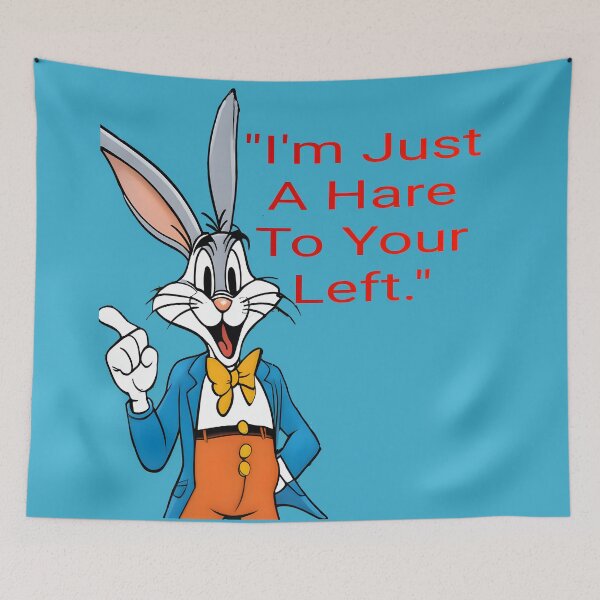 Item preview, Shruggs The Rabbit: Hare To The Left (No Background) designed and sold by Hall-O-Gram.