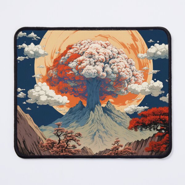 Item preview, Mountain Tree at Sunset Hokusai designed and sold by AstroRisq.