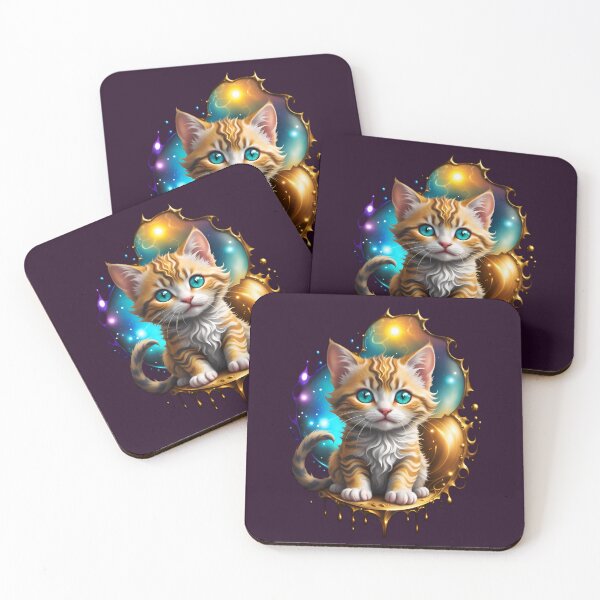 Artikelvorschau, Cute Celestial Kitty Cat entworfen und verkauft von TheArtOfPat.