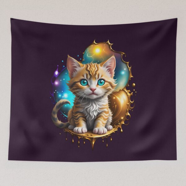 Item preview, Cute Celestial Kitty Cat designed and sold by TheArtOfPat.