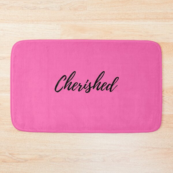 Item preview, Cherished - Hot Pink (black text) designed and sold by BluesSketchbook.