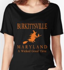 Burkittsville, Maryland - A Wicked Good Time - Witch Women's Relaxed Fit T-Shirt