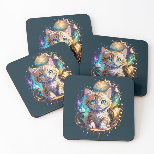 Artikelvorschau, Cute Celestial Kitty Cat entworfen und verkauft von TheArtOfPat.