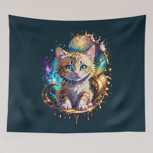 Item preview, Cute Celestial Kitty Cat designed and sold by TheArtOfPat.
